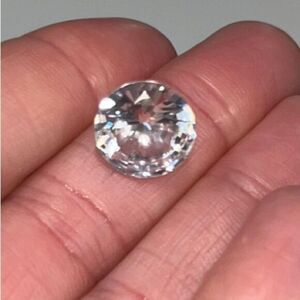 Clear Round Crystal Gemstone Accent - Women Jewelry